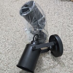 *2* WALL/CEILING MOUNT LIGHTS - MATT BLACK  - HARDWIRE - NEW